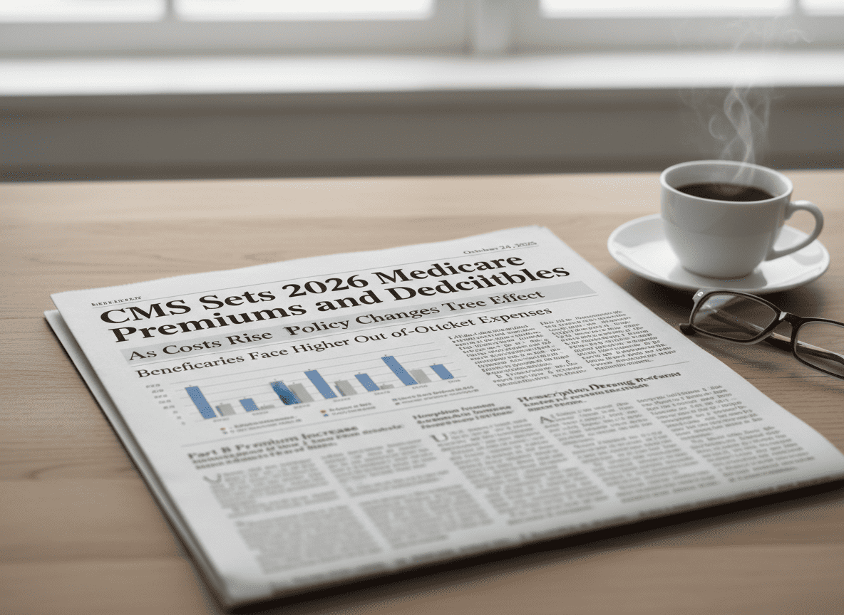 CMS Sets 2026 Medicare Premiums and Deductibles as Costs Rise and Policy Changes Take Effect