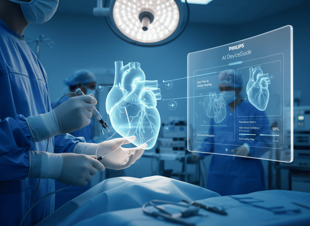 Philips Debuts AI DeviceGuide to Enhance Real-Time Navigation in Heart Valve Repair