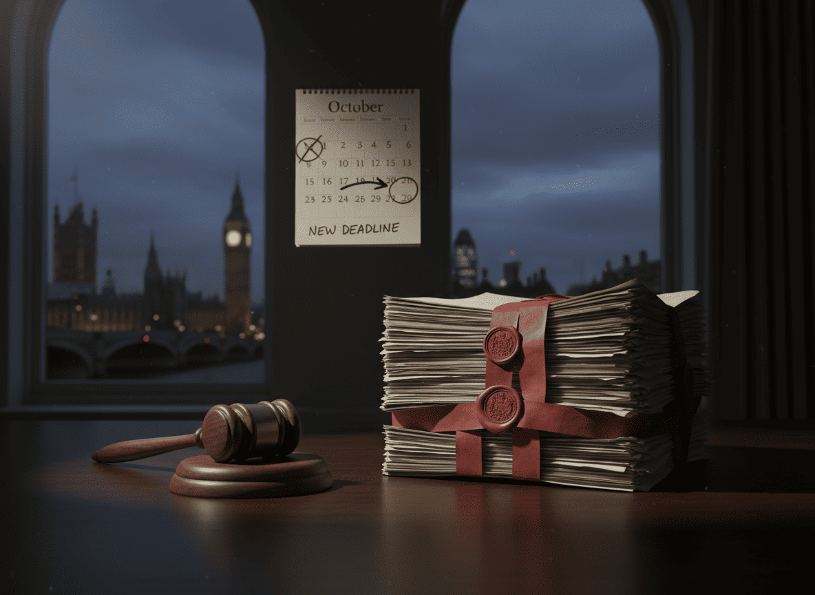 UK VPAG DECISION DEADLINE EXTENDED AGAIN