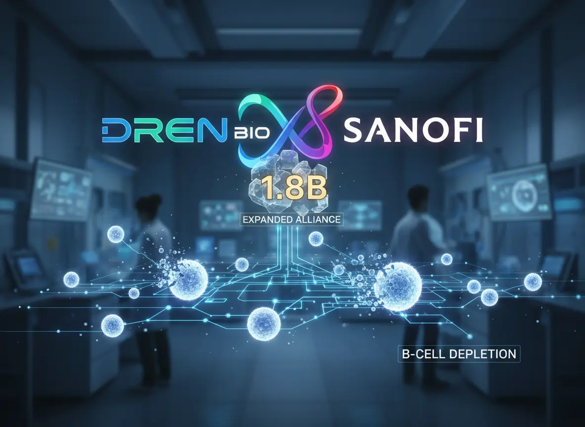 Dren Bio, Sanofi Expand $1.8B B-Cell Depletion Alliance