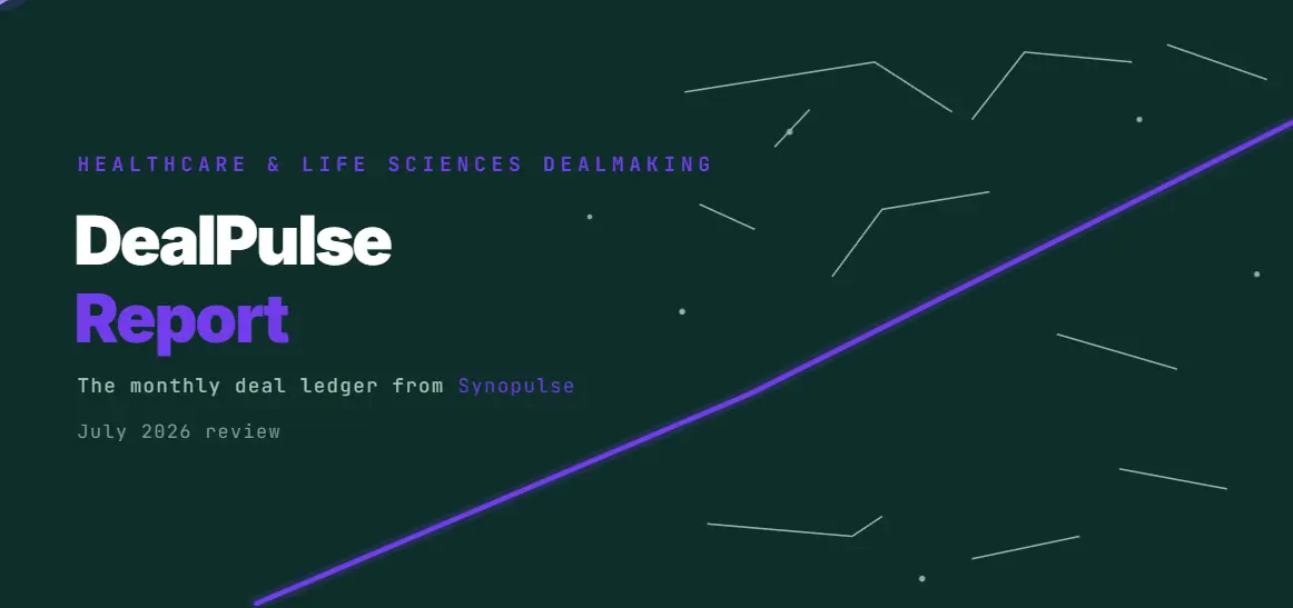 DealPulse Report July 2026: Vertex Pays 102% as Oncology Cedes the Lead
