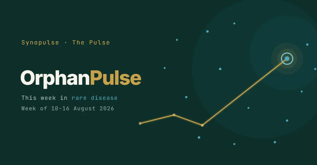 OrphanPulse Wk 33: The Competitor Got a PDUFA Date Five Days Later