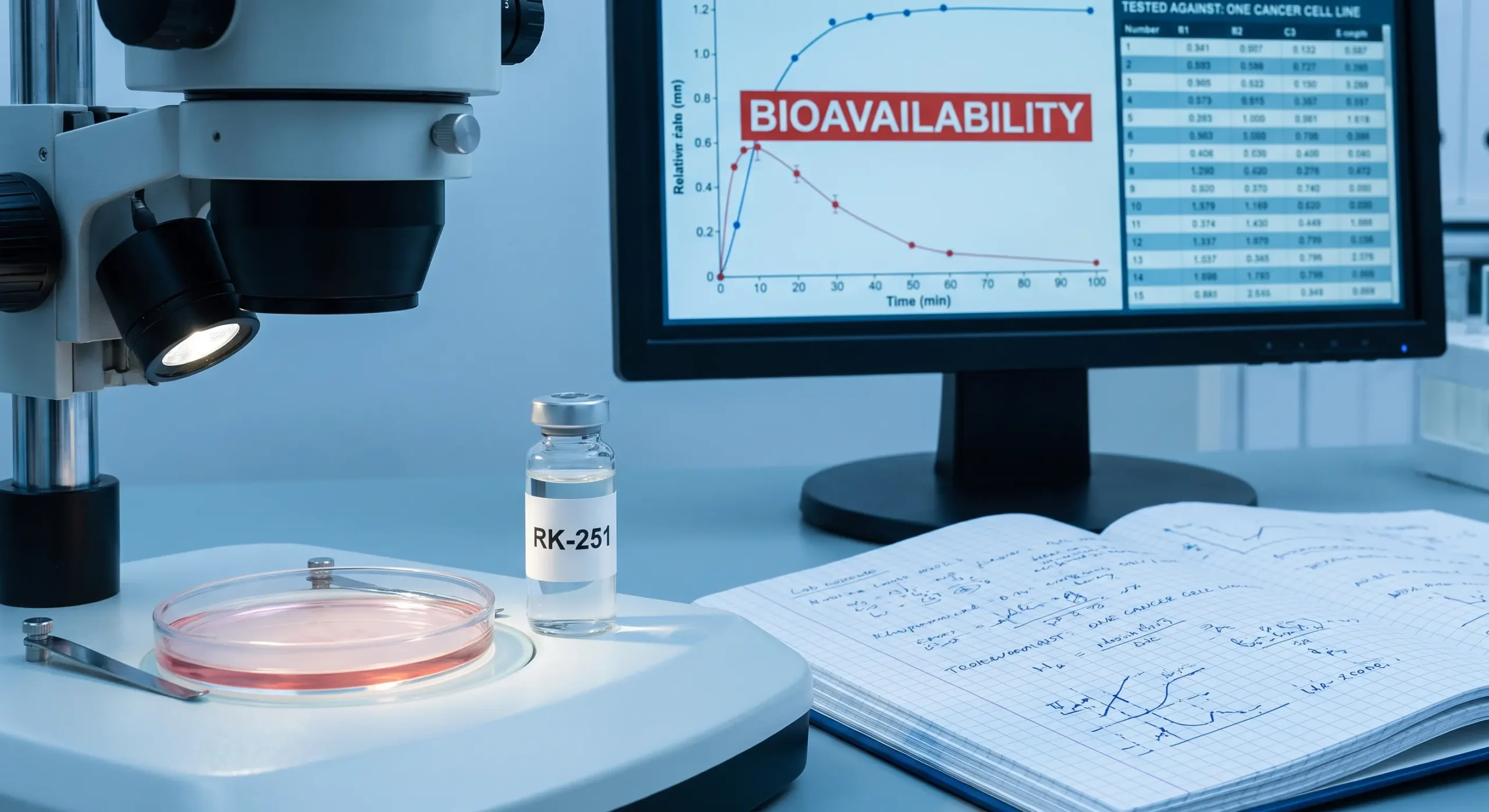 RK-251 Was Tested Against One Cancer Cell Line. The Problem It Was Built to Solve Is Bioavailability.