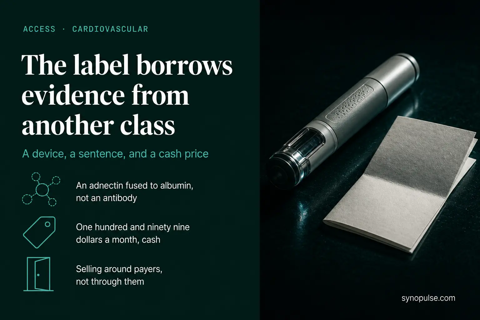 The FDA Approved a Device and a Sentence. The Sentence Is About Other Molecules.