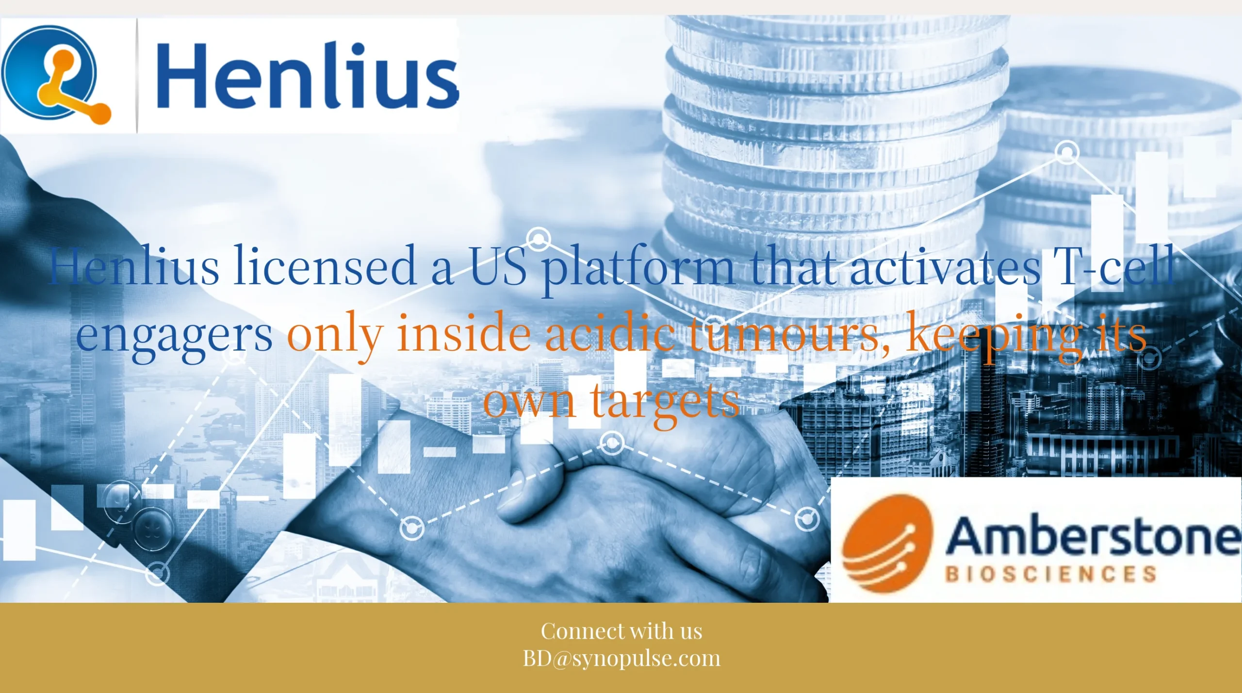 Henlius Licensed a US pH-Switch Platform for Two T-Cell Engager Targets Without Disclosing Any Payment
