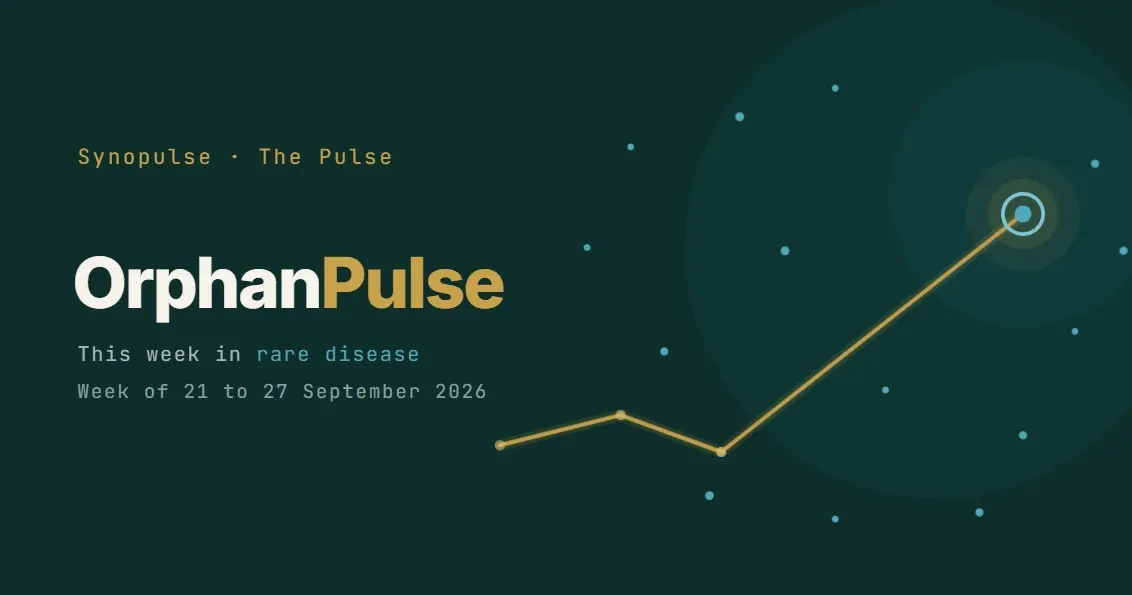 OrphanPulse Wk 39: A 900-Patient Disease Now Has Two Approved Drugs