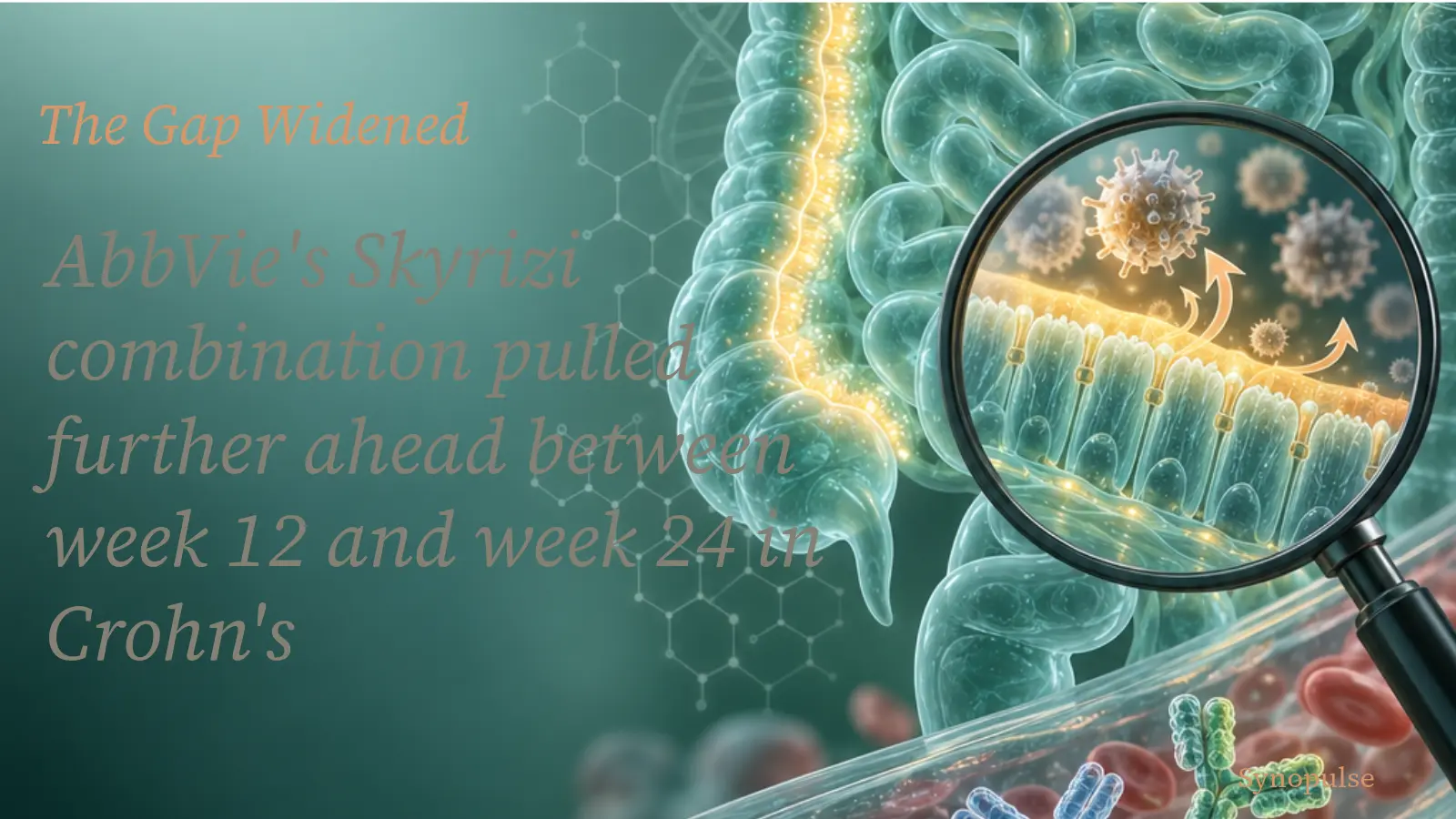 AbbVie's Skyrizi Combination Nearly Doubled Endoscopic Remission at 24 Weeks in Crohn's, in an Open-Label Study Without Placebo