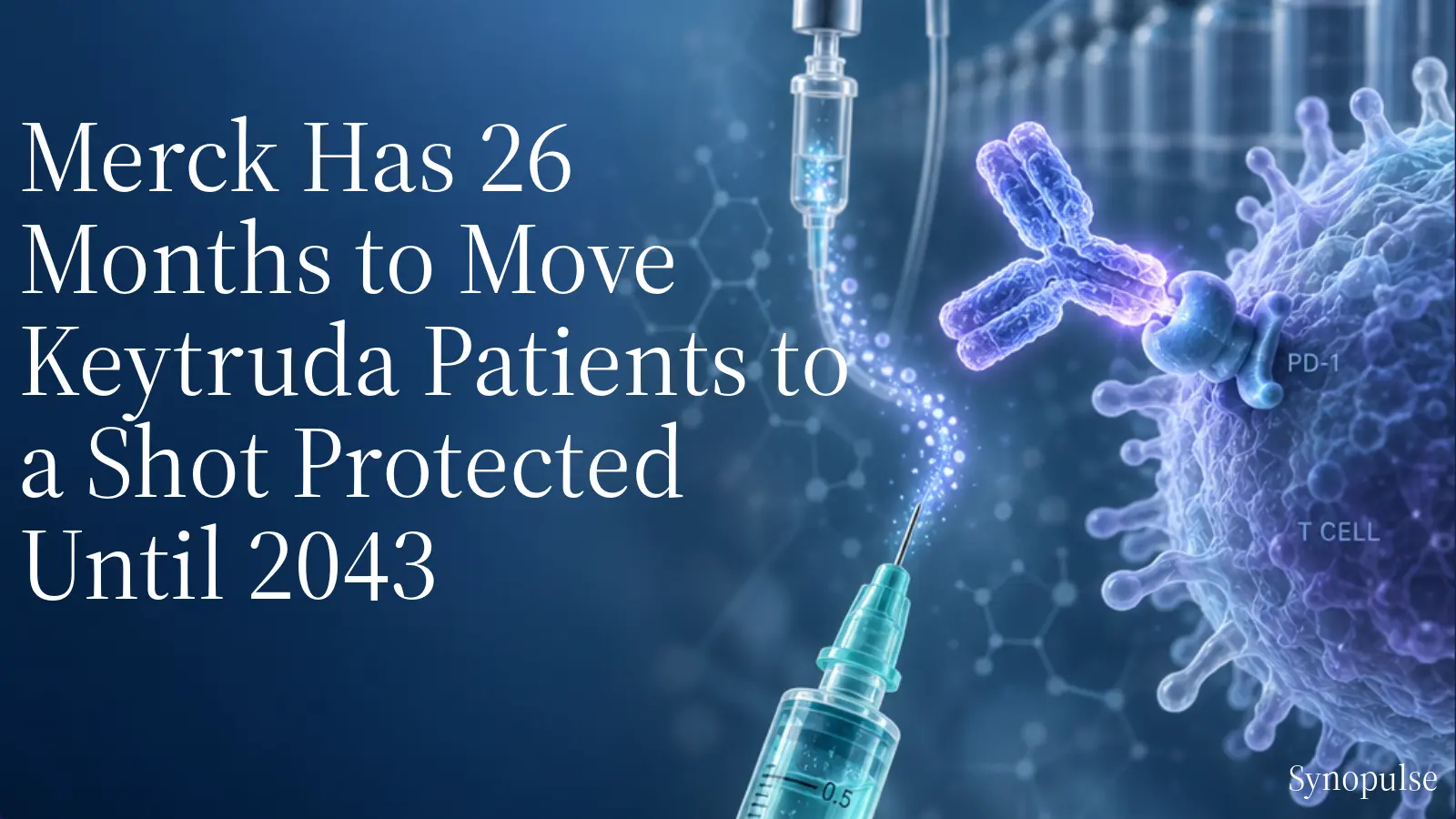 Merck Has 26 Months to Move Keytruda Patients to a Shot Protected Until 2043