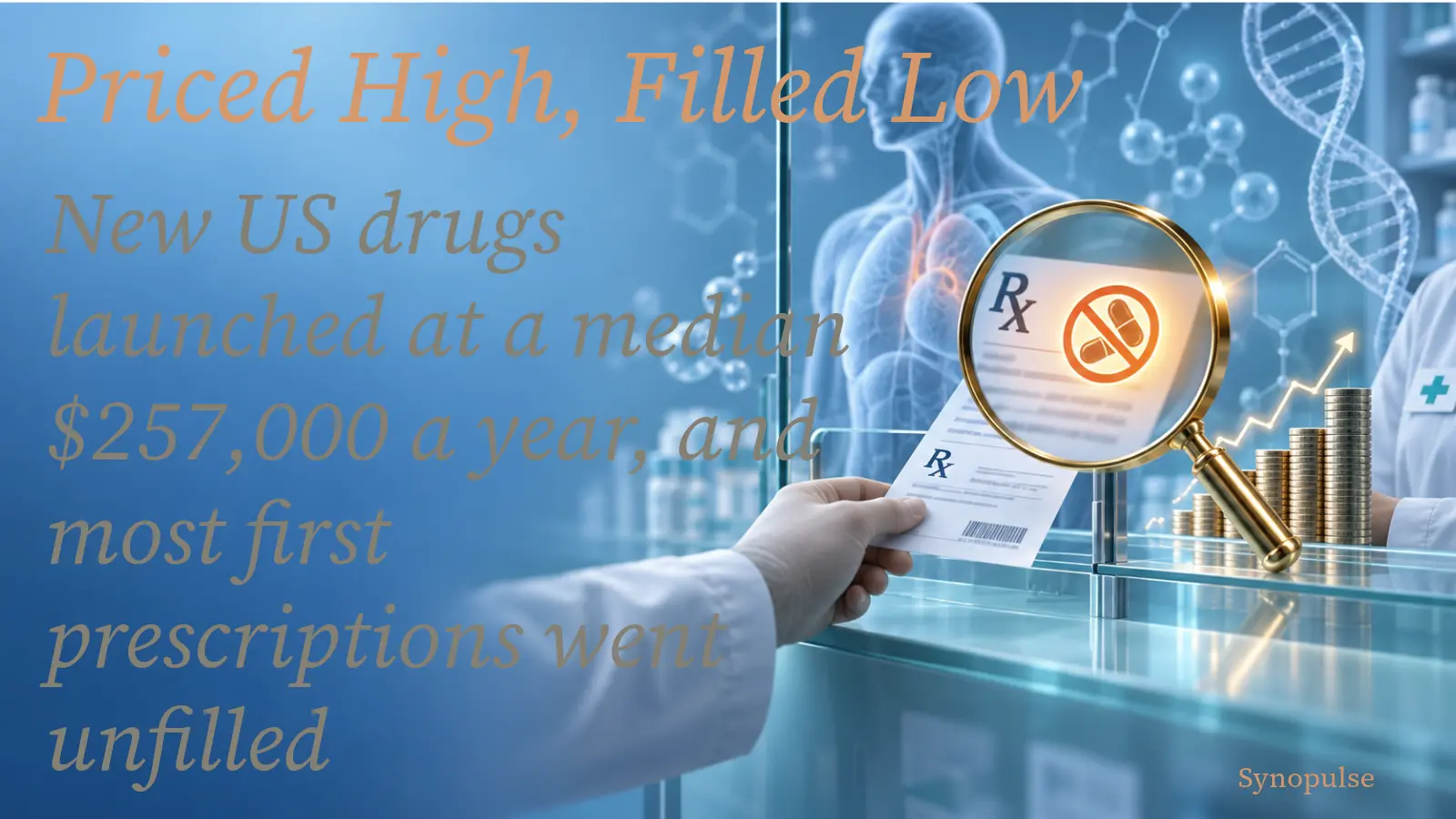 New US Drugs Launched at a Median $257,000 a Year in 2025, and Only About a Third of Their Prescriptions Were Filled Within 30 Days