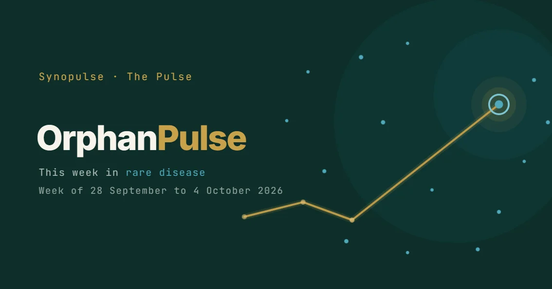 OrphanPulse Wk 40: A First Approval in MCT8 Deficiency, and a Missed Pivotal Headed for Filing