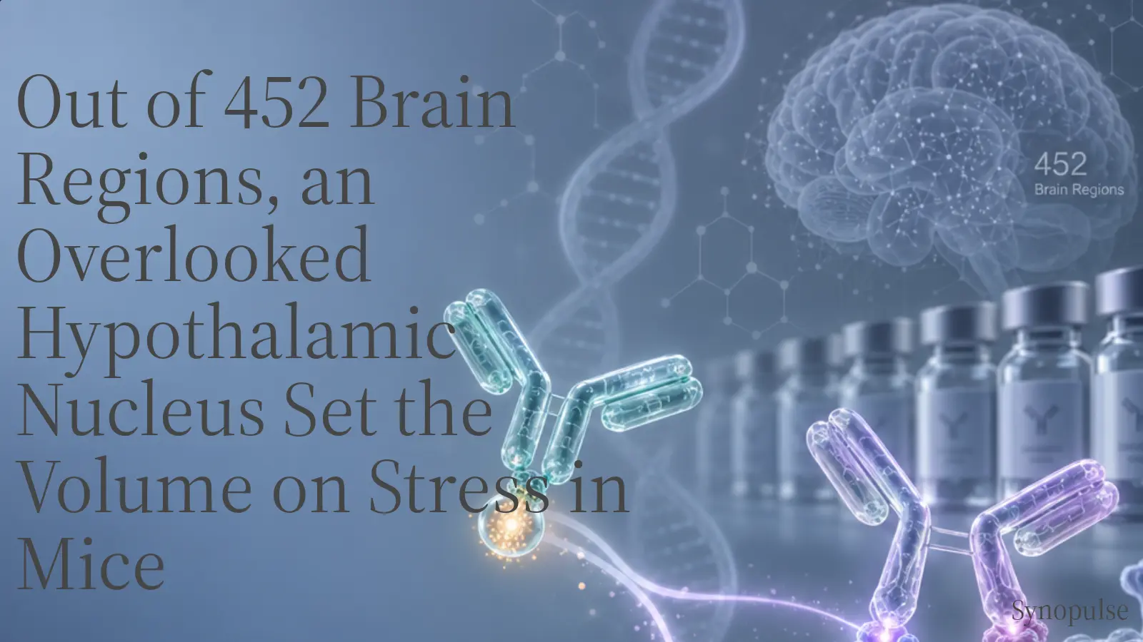 Out of 452 Brain Regions, an Overlooked Hypothalamic Nucleus Set the Volume on Stress in Mice