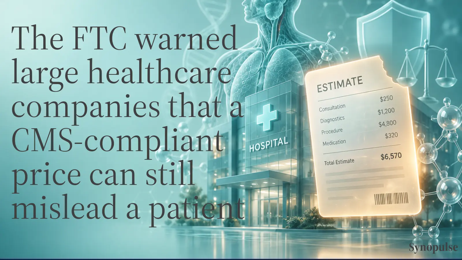 The FTC Warned 24 Large Healthcare Companies That Following CMS Price Rules Is No Shield Against a Deception Case